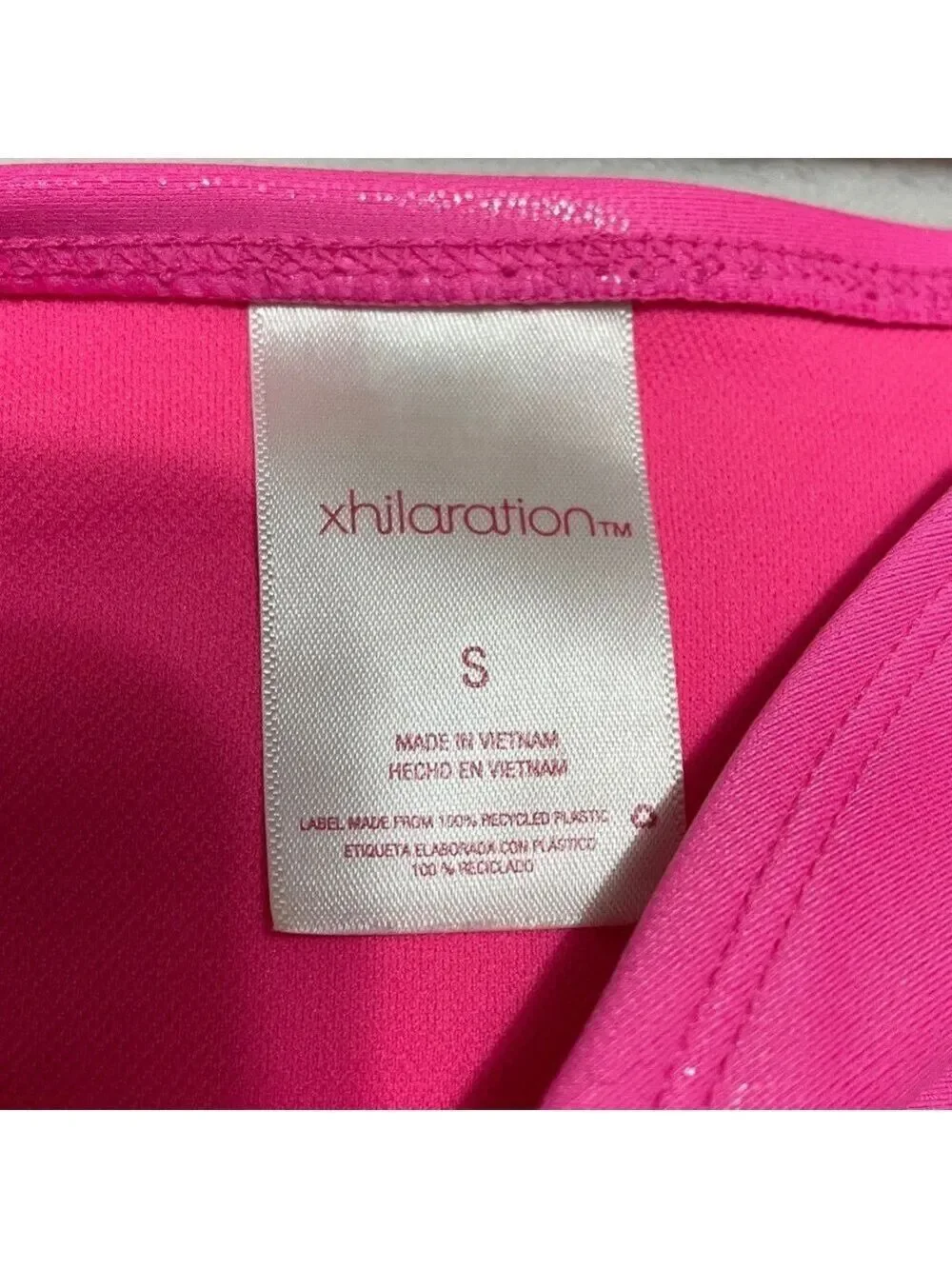 Xhilaration Glossy Pink Bikini Set Sz Small